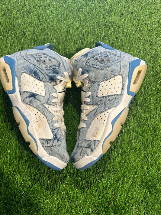 Jordan 6 Retro Washed Denim (2022) (GS) 7Y/8.5W