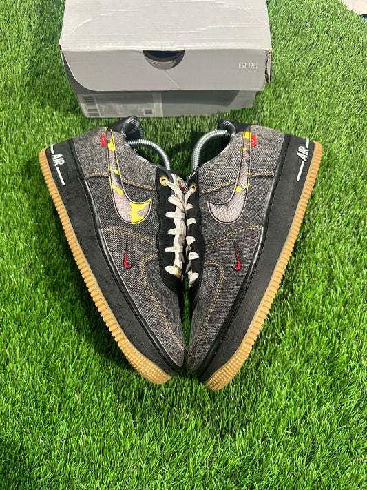 Nike Air Force 1 Low Remix Black (GS) 6.5Y/8W
