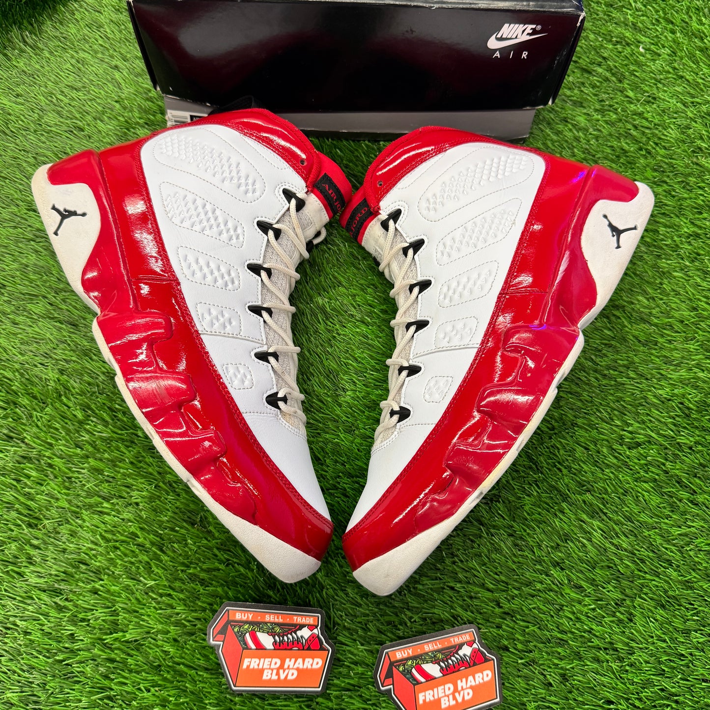 Jordan 9 Retro White Gym Red SIZE 13M/14.5W