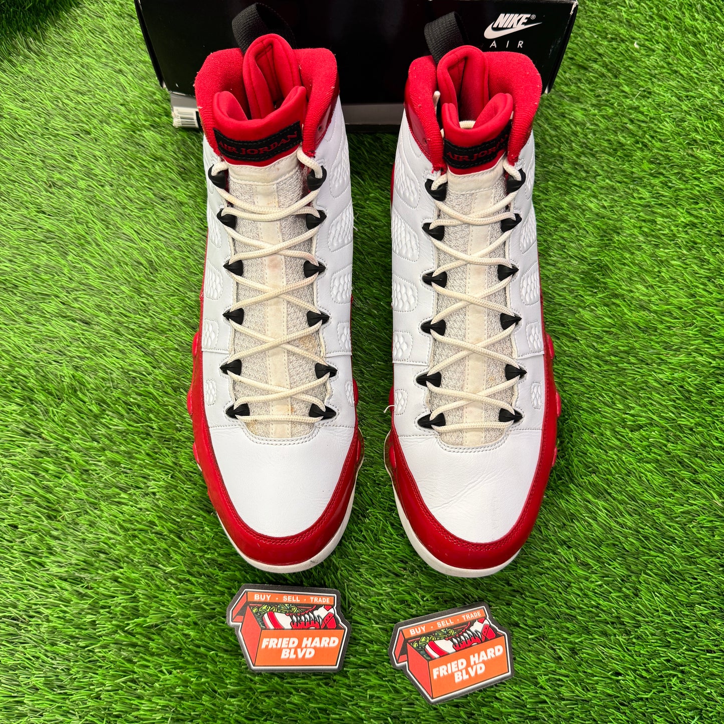 Jordan 9 Retro White Gym Red SIZE 13M/14.5W