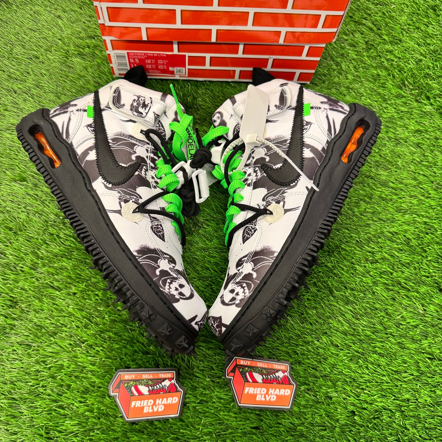 Air Force 1 Mid SP Off-White Grim Reaper SIZE 9.5M/11W