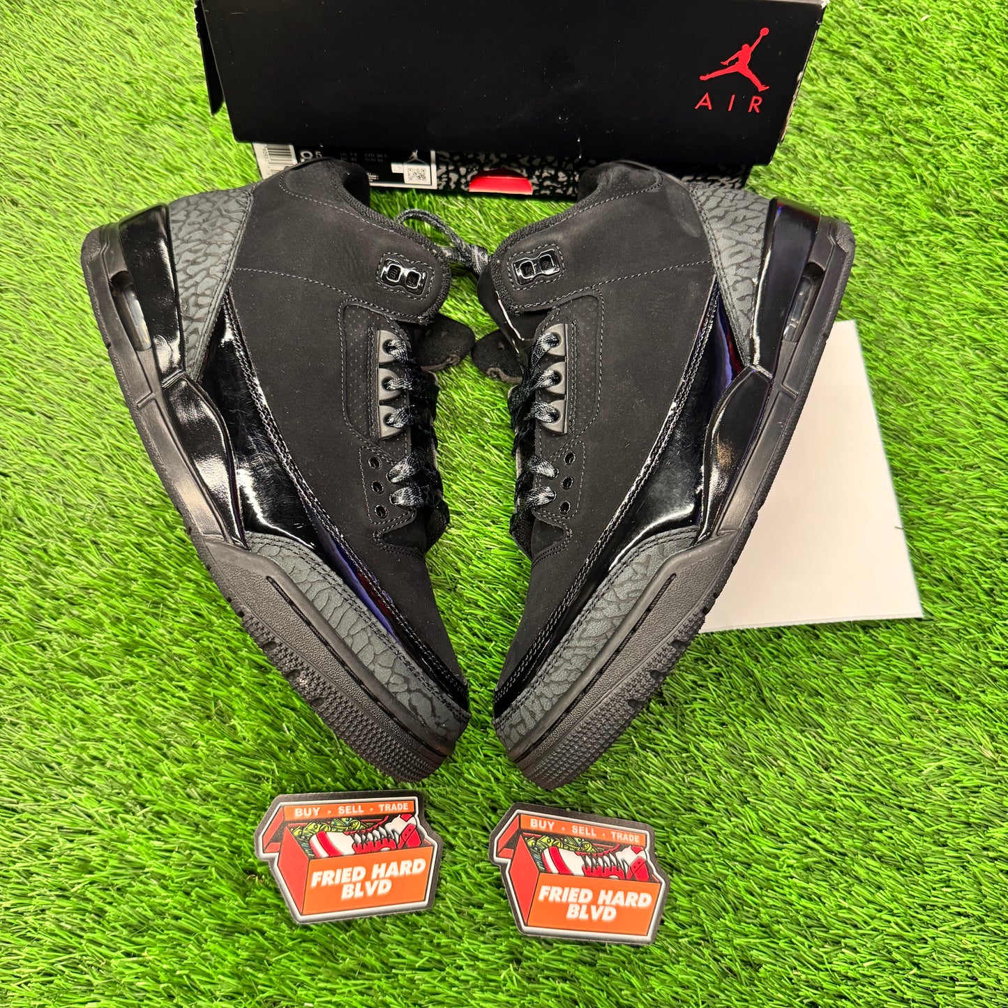 Jordan 3 Retro Black Cat (2025) SIZE 8.5M/10W