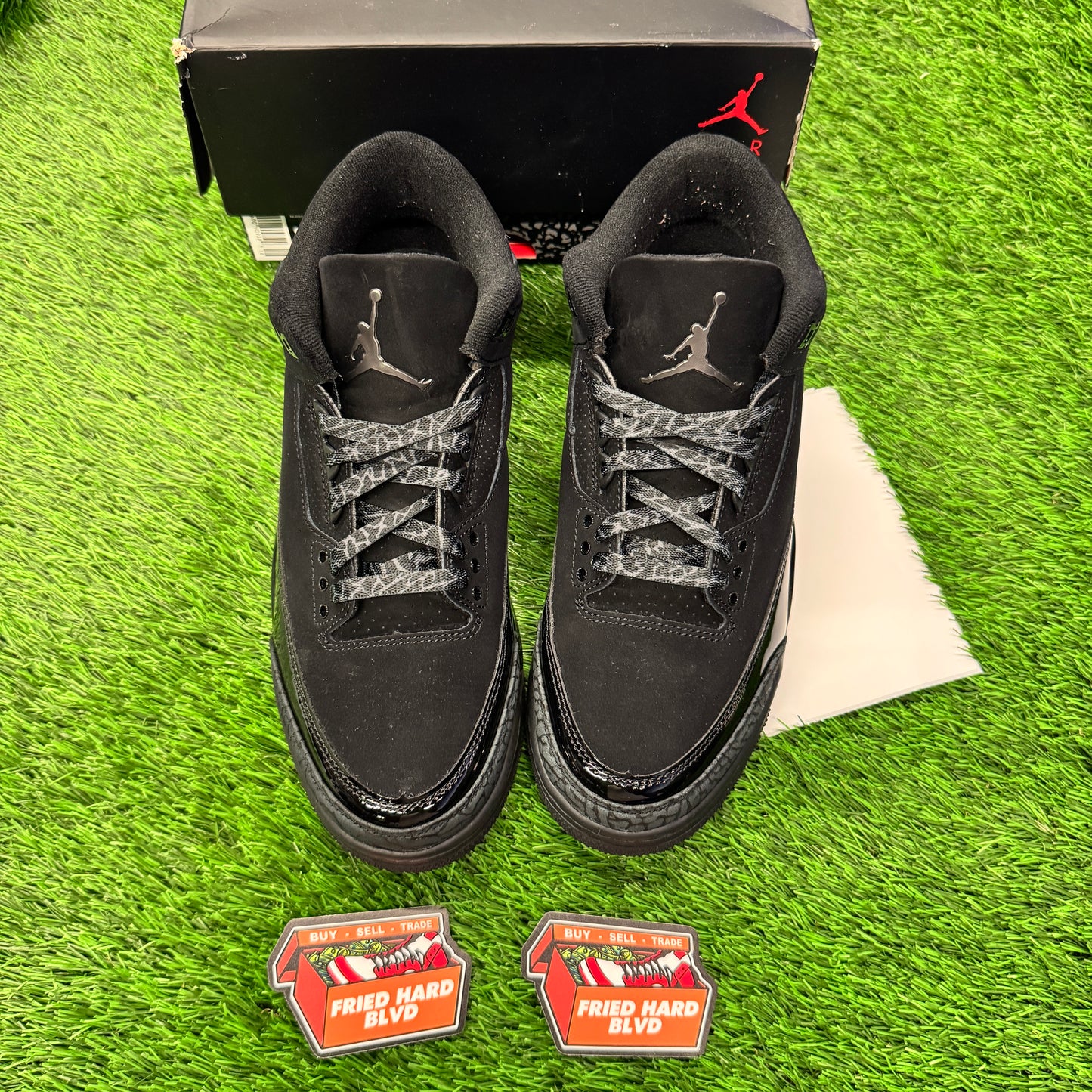 Jordan 3 Retro Black Cat (2025) SIZE 8.5M/10W