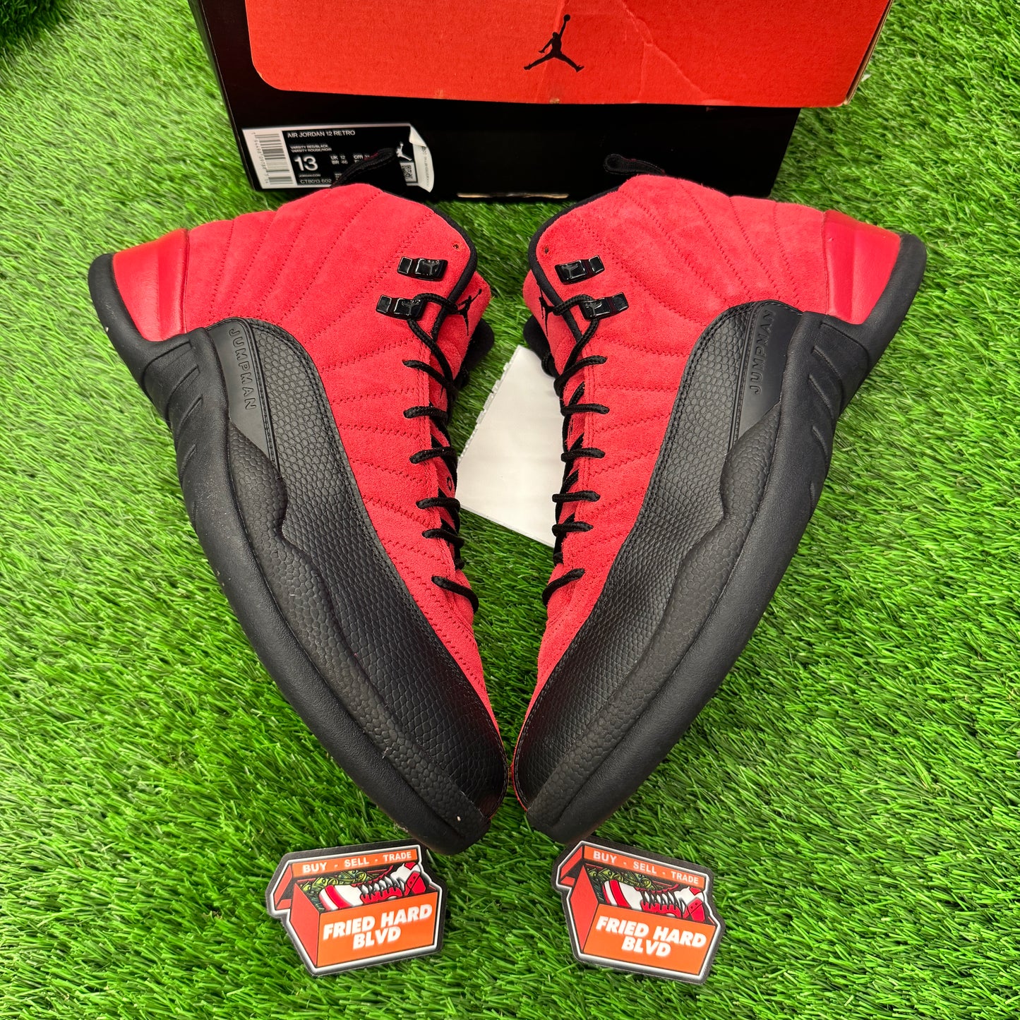 Jordan 12 Retro Reverse Flu Game SIZE 13M/14.5W