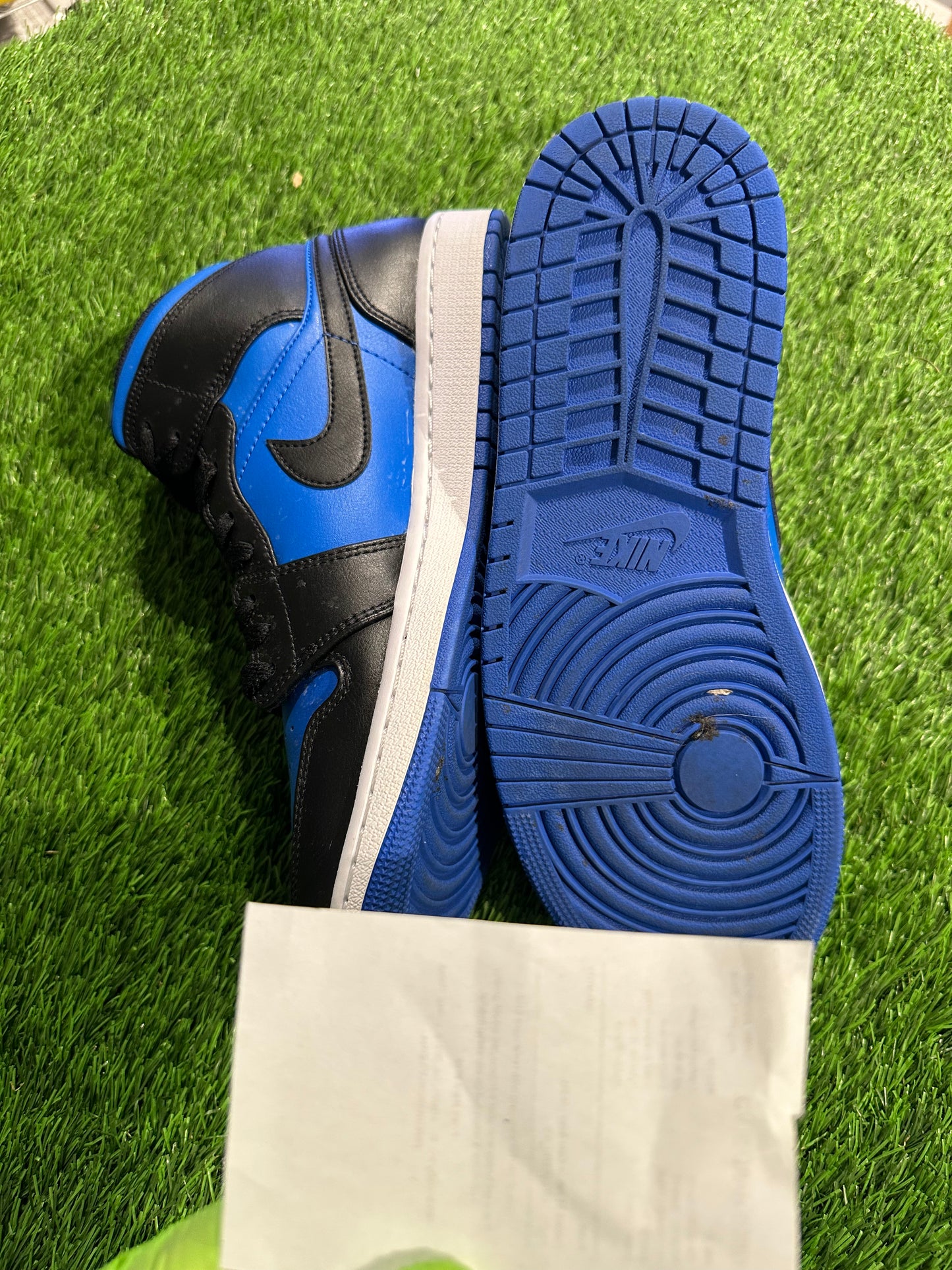 Jordan 1 Mid Black Royal Blue