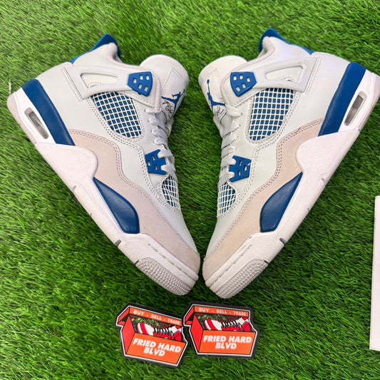 Jordan 4 Retro Military Blue (2024) (GS) SIZE 7Y/8.5W