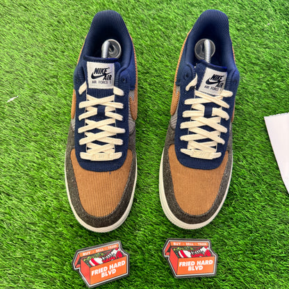 Air Force 1 Low '07 PRM Tweed Midnight Navy Corduroy SIZE 9.5M/11W