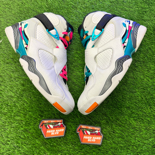Jordan 8 Retro South Beach 13M/14.5W