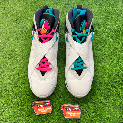 Jordan 8 Retro South Beach 13M/14.5W