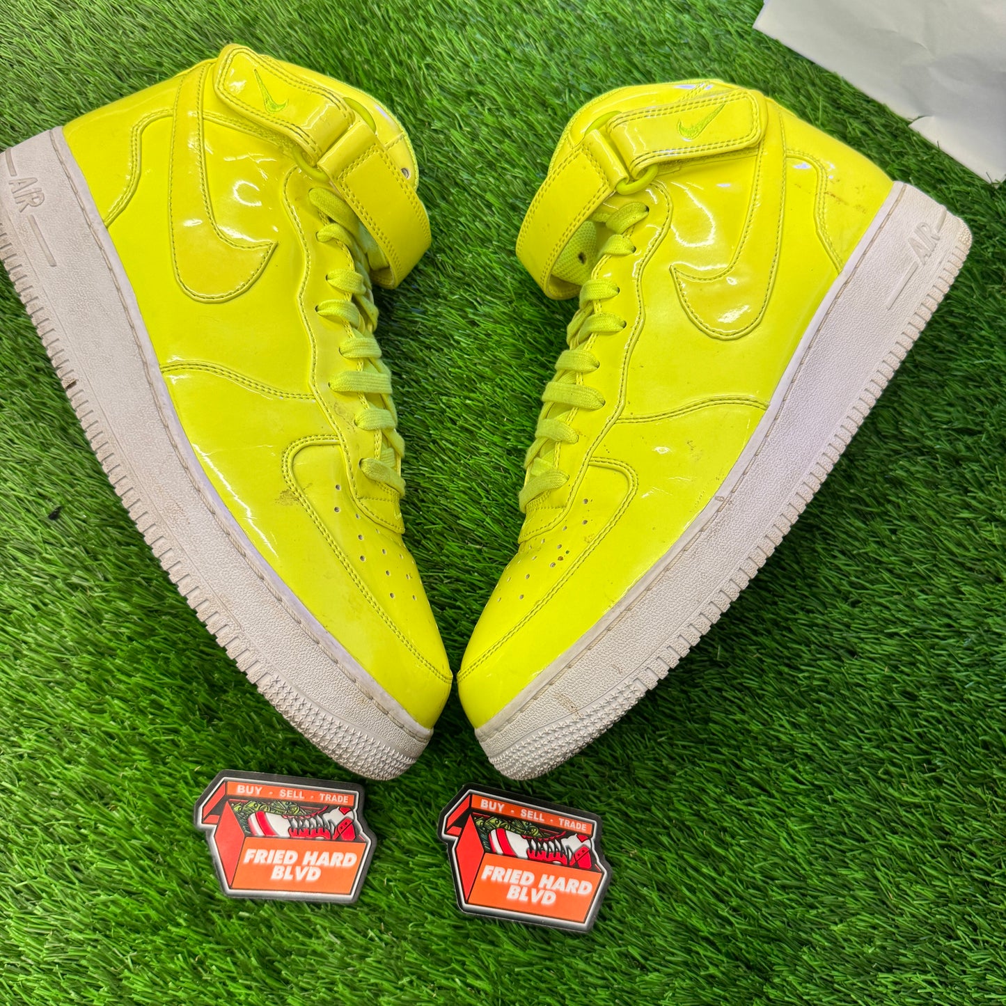 Air Force 1 Mid '07 Volt White SIZE 12M/13.5W