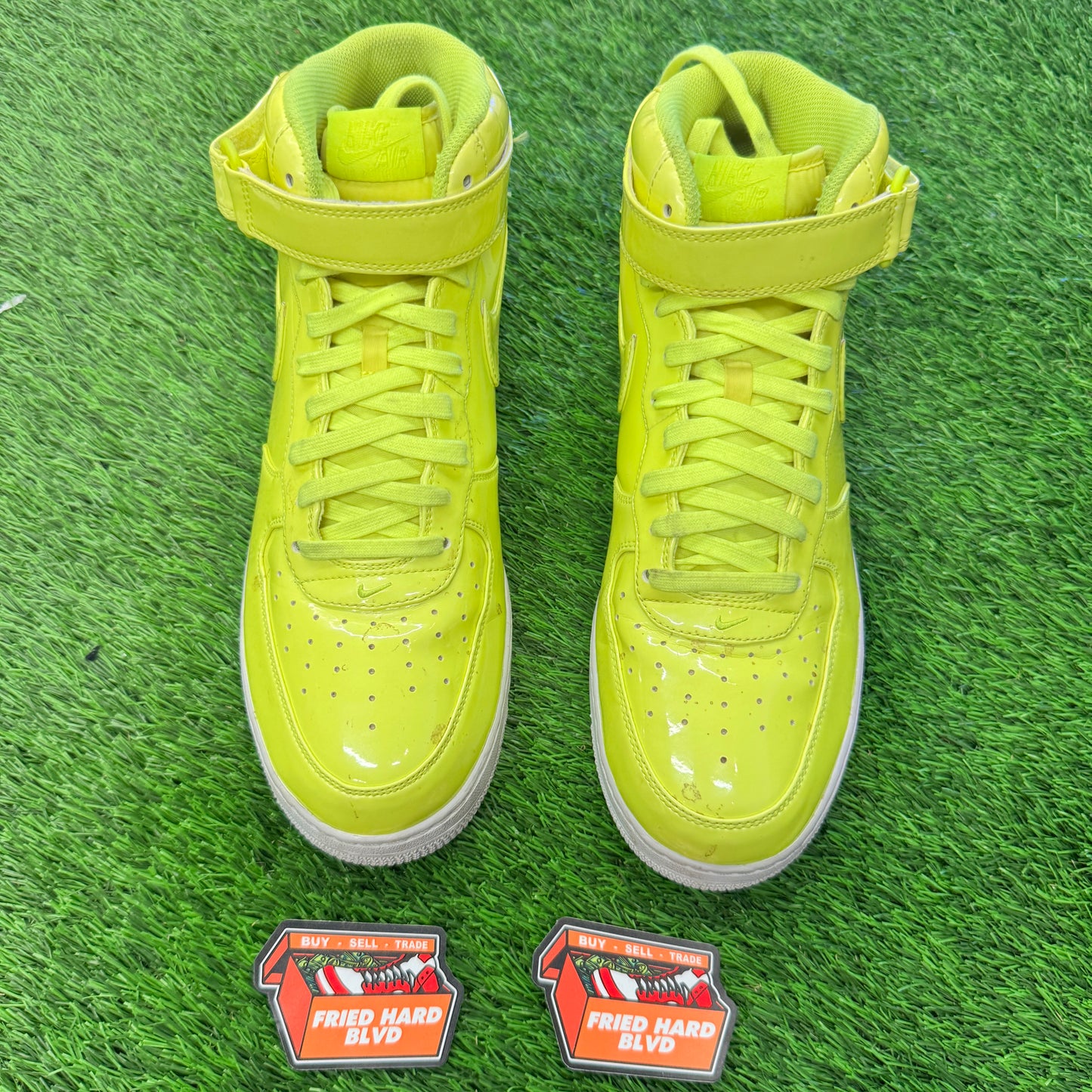 Air Force 1 Mid '07 Volt White SIZE 12M/13.5W