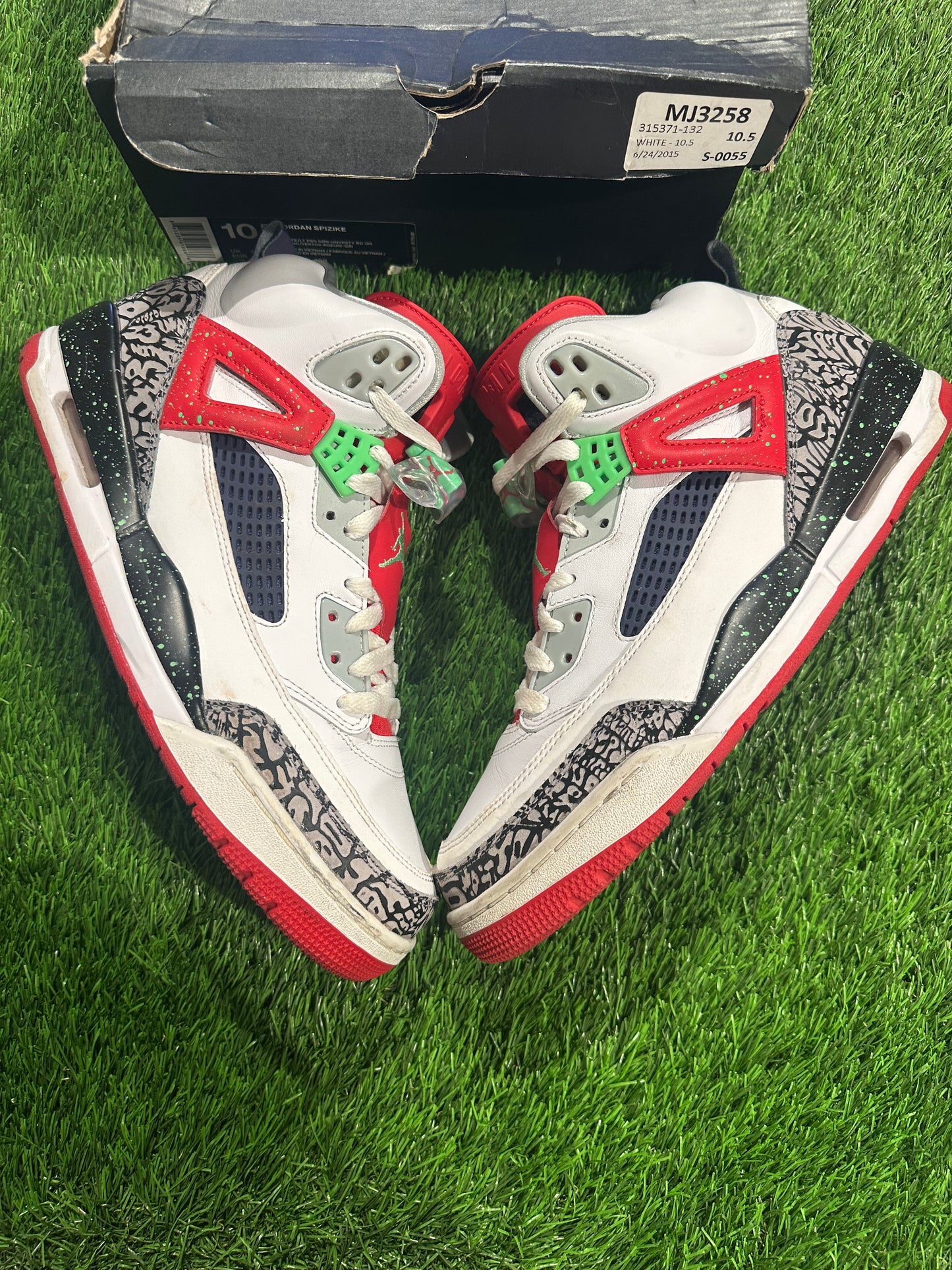 Jordan Spizike Poison Green 10.5M/12W