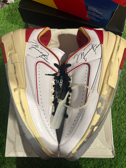 Jordan 2 Retro Low SP Off-White White Red