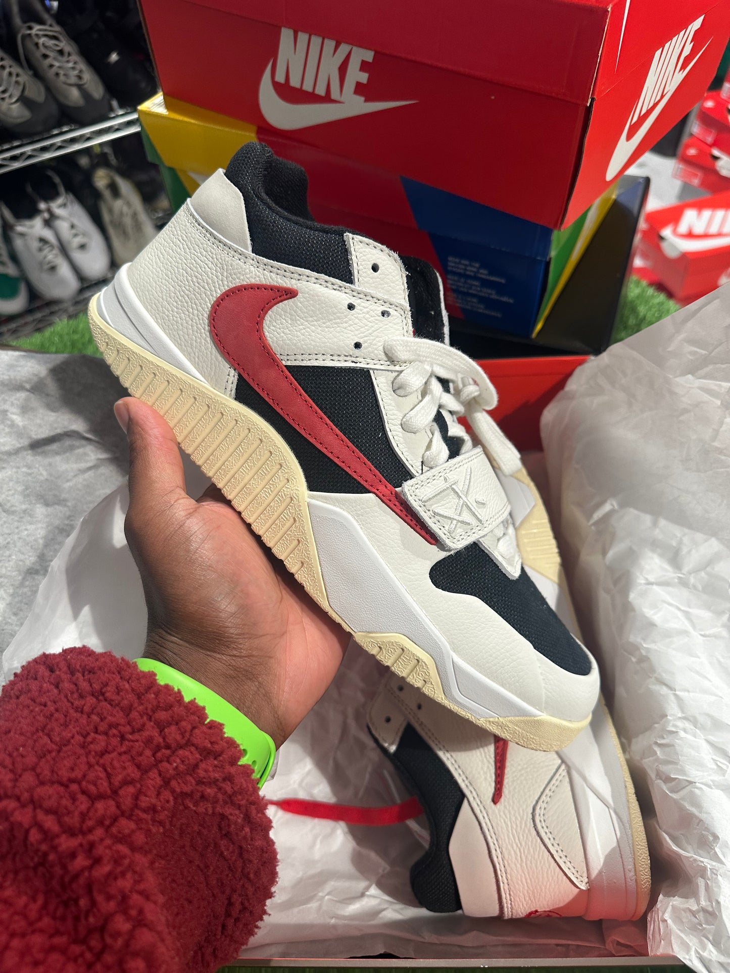 Jordan Jumpman Jack TR Travis Scott University Red
