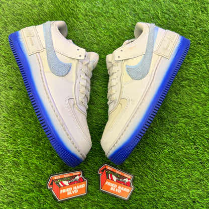 Air Force 1 Low Shadow Chenille Swoosh Blue Tint (Women's) SIZE 9.5M/11W