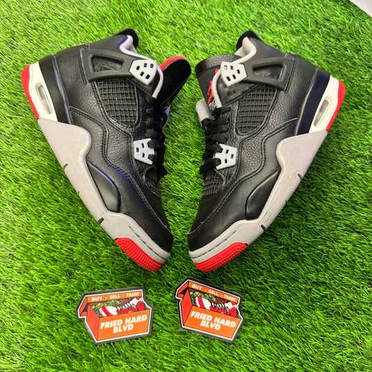 Jordan 4 Retro Bred Reimagined (GS) SIZE 4.5Y/6W
