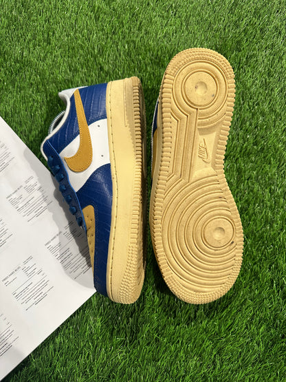 Air Force 1 Low SP Undefeated 5 On It Blue Yellow Croc 7Y/8.5W