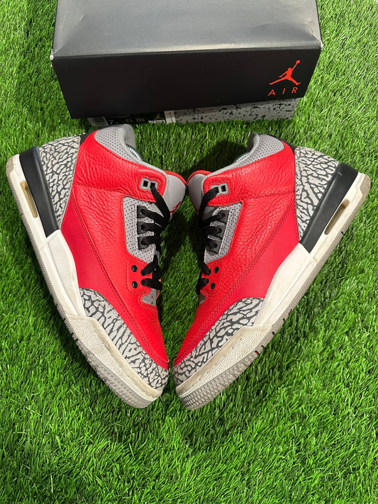 Jordan 3 Retro SE Fire Red (GS) 7Y/8.5W