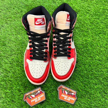 Jordan 1 Retro High OG Spider-Man Across the Spider-Verse SIZE 5Y/6.5W