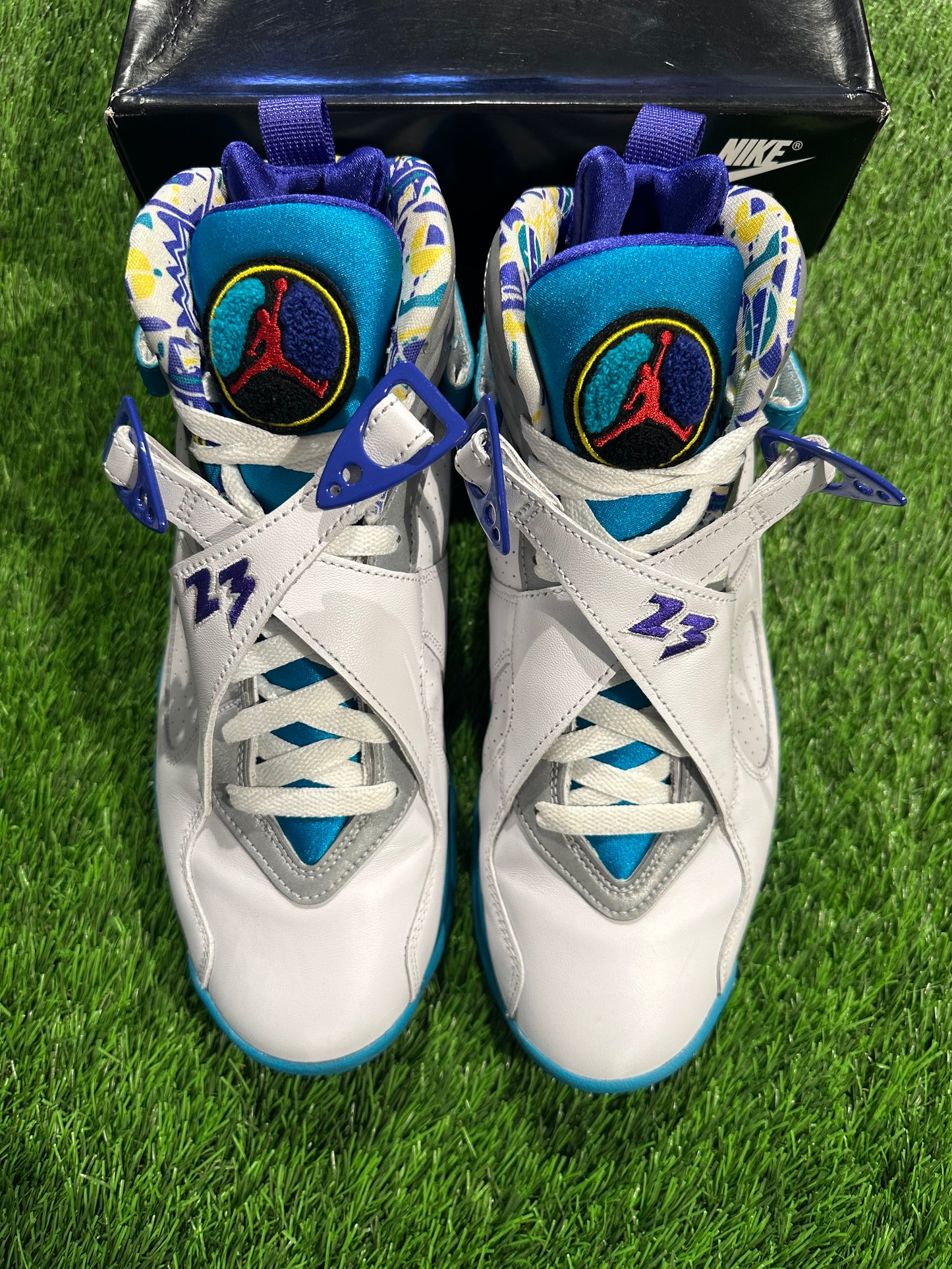 Jordan 8 Retro White Aqua (2019) (Women's)
