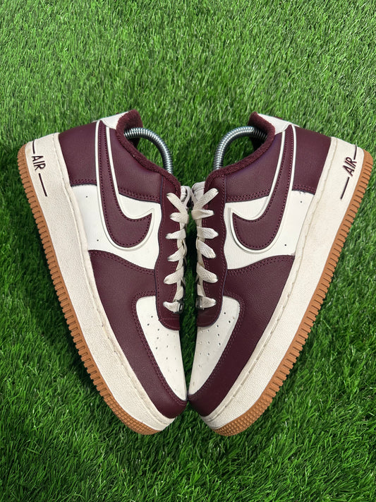 Nike Air Force 1 Low College Pack Night Maroon 6.5Y/8W
