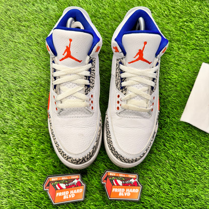 Jordan 3 Retro Knicks SIZE 8M/9.5W