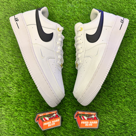 Air Force 1 Low '07 LV8 40th Anniversary White Black SIZE 12.5M/14W