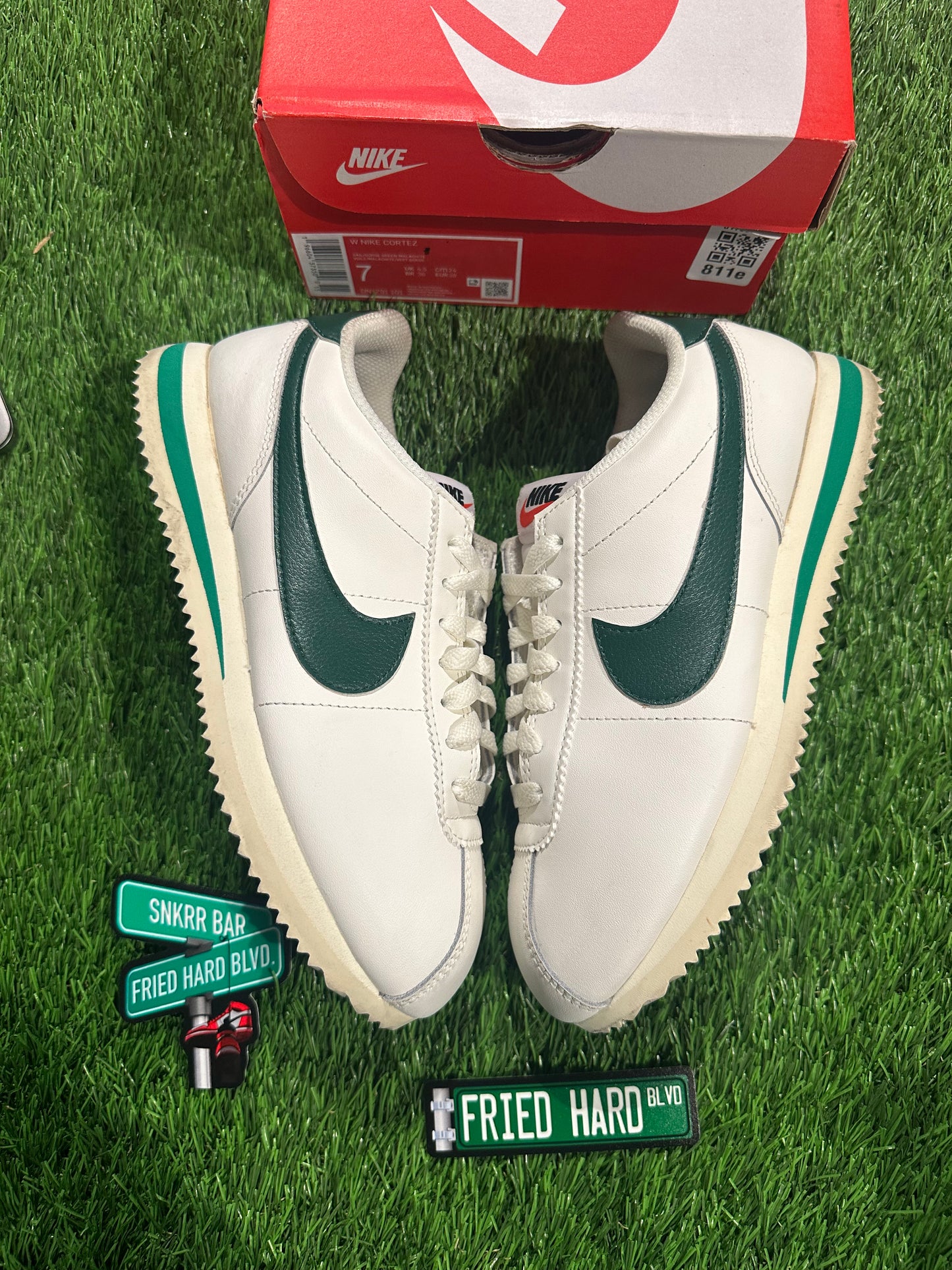 Nike Cortez Sail Gorge Green (Women's) 5.5Y/7W