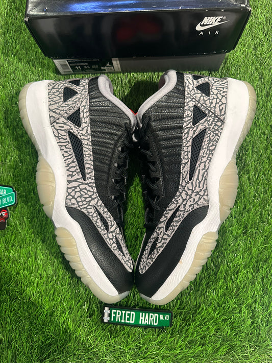 Jordan 11 Retro Low IE Black Cement