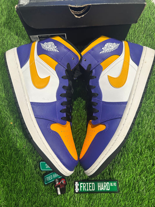 Jordan 1 Mid Lakers (2022)