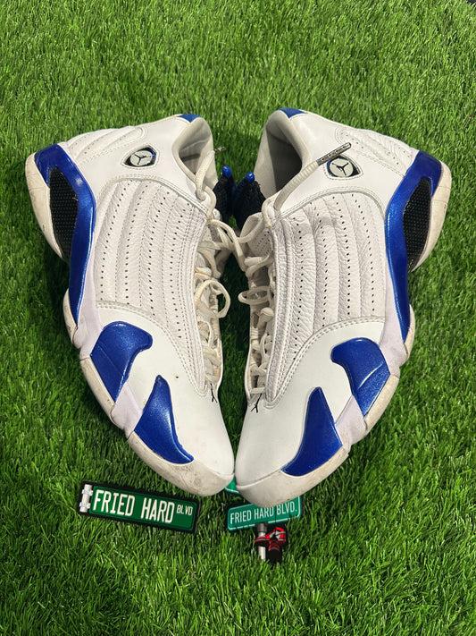 Jordan 14 Retro White Hyper Royal