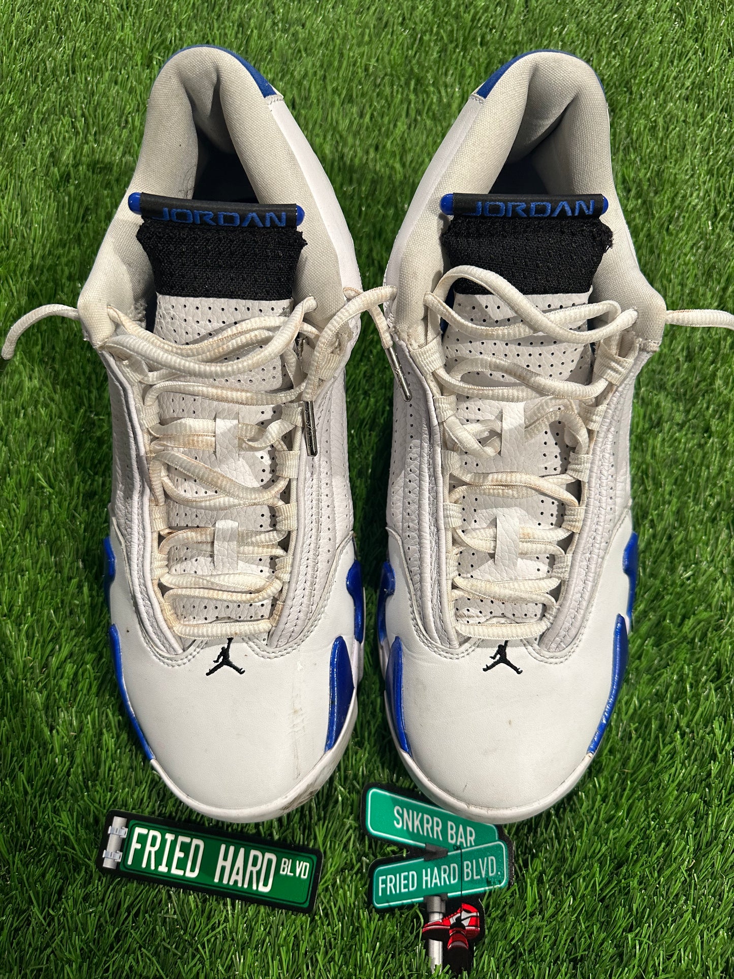 Jordan 14 Retro White Hyper Royal
