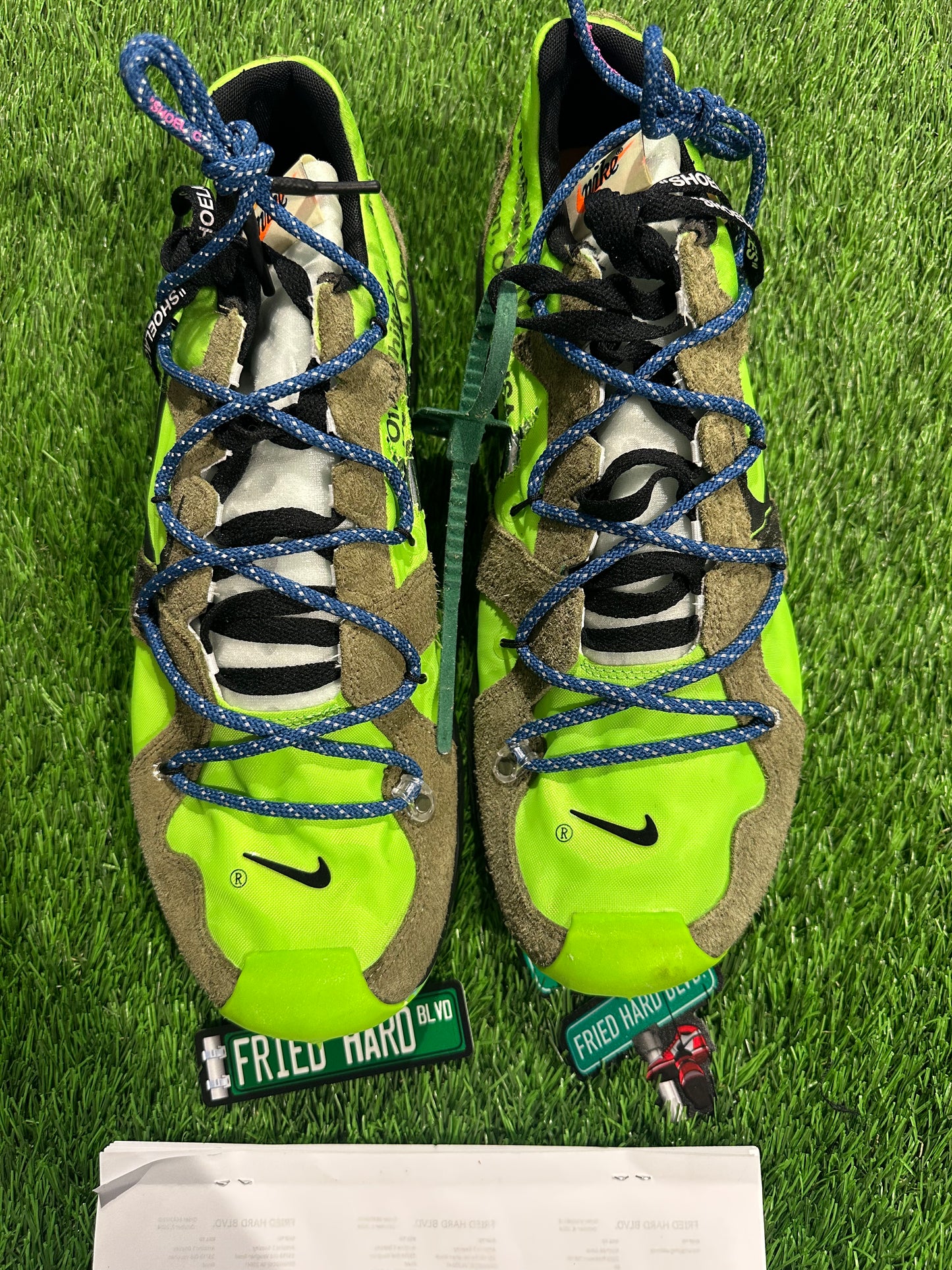 Nike Zoom Terra Kiger 5 OFF-WHITE Electric Green (Women's) 12.5M/14W