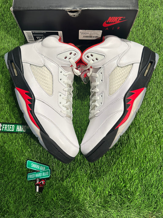 Jordan 5 Retro Fire Red Silver Tongue (2020)