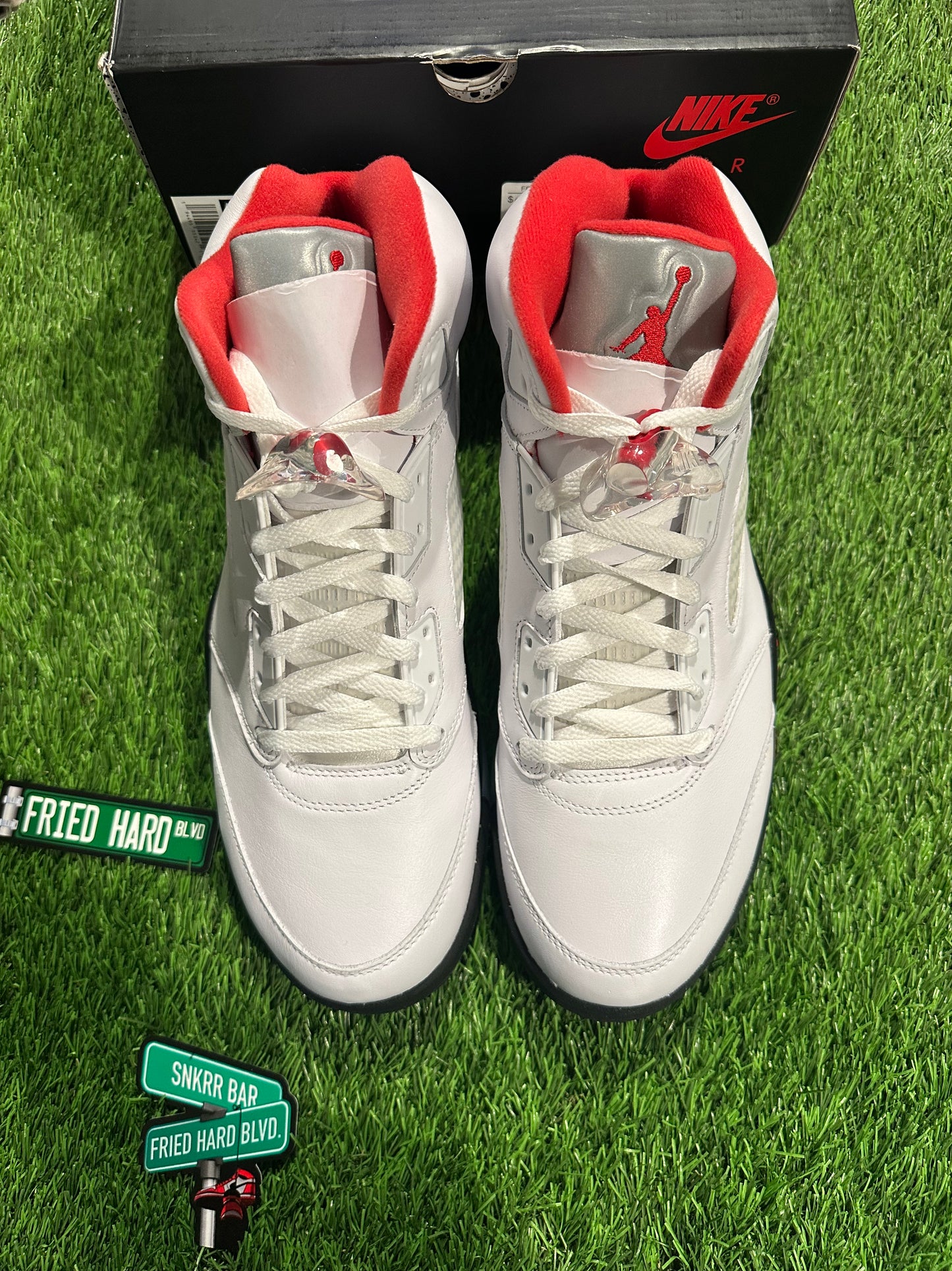 Jordan 5 Retro Fire Red Silver Tongue (2020)