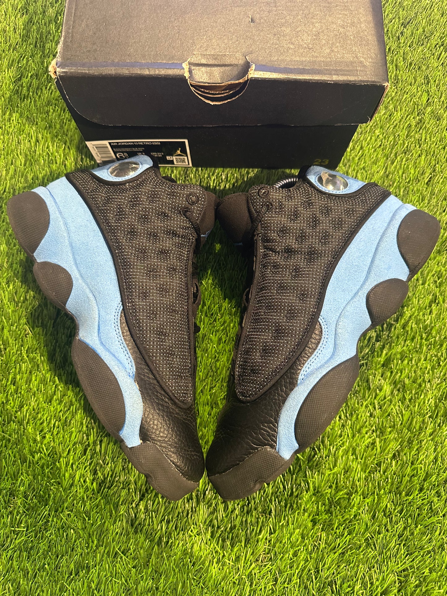 Jordan 13 Retro Black University Blue (GS) 6.5Y/8W