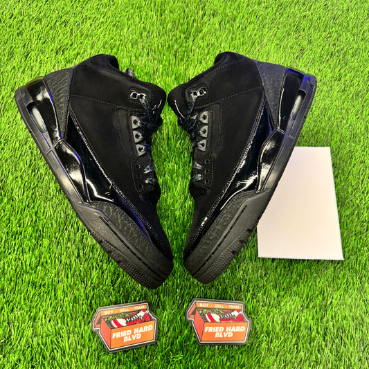 Jordan 3 Retro Black Cat (2025) SIZE 10M/11.5W