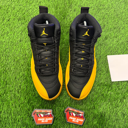 Jordan 12 Retro Black University Gold SIZE 8.5M/10W