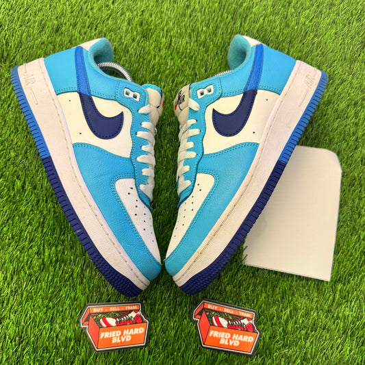 Air Force 1 Low '07 LV8 Split Light Photo Blue Deep Royal SIZE 8.5M/10W