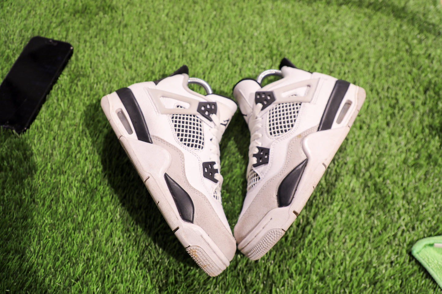 Jordan 4 Retro Military Black (GS)