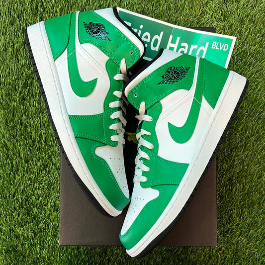 Air Jordan 1 Mid 'Lucky Green'