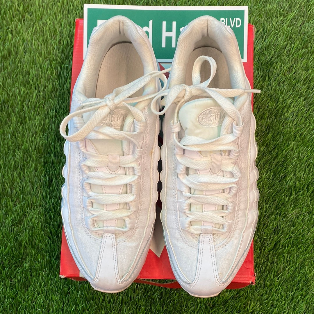 Air Max 95 GS 'White Metallic Silver'