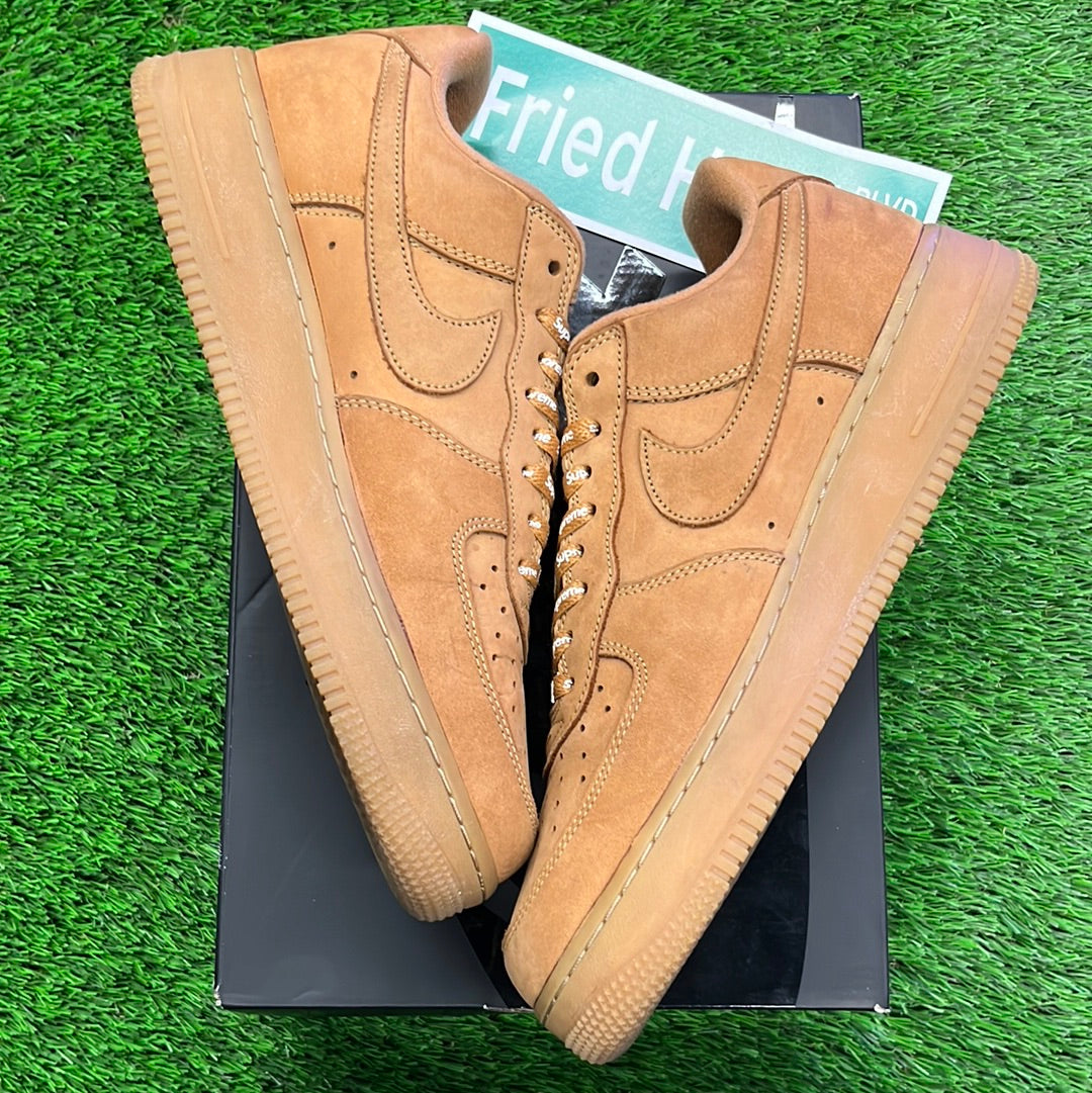Supreme x Air Force 1 Low SP 'Wheat'