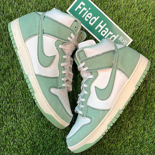 Wmns Dunk High 1985 'Green Denim'