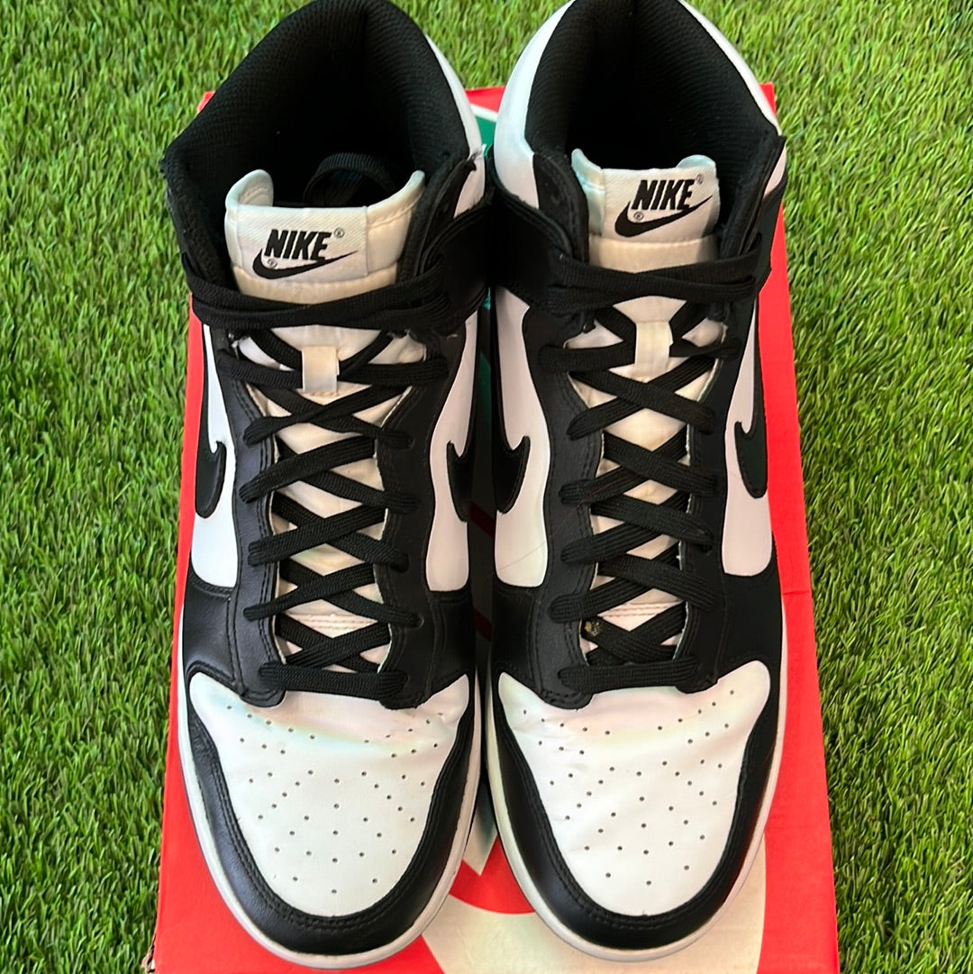 Dunk High 'Black White'