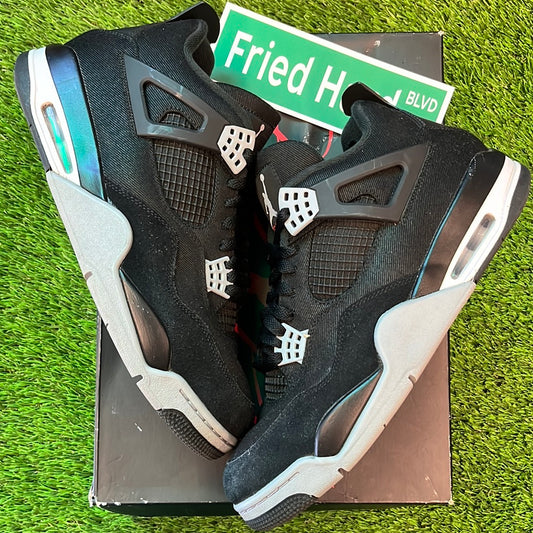 Air Jordan 4 Retro SE 'Black Canvas'