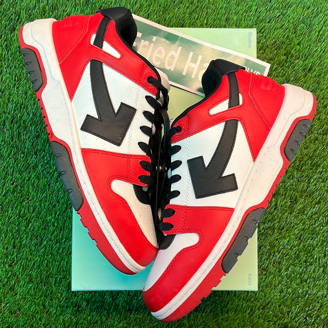 Off-White Out of Office Low 'Red White Black'