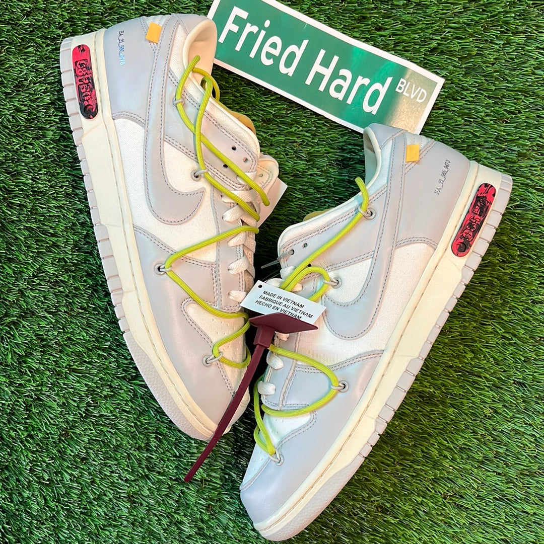 Off-White x Dunk Low 'Lot 08 of 50'