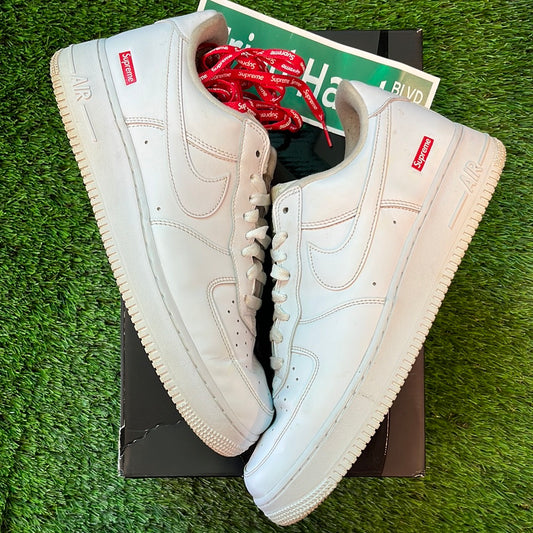 Supreme x Air Force 1 Low 'Box Logo - White'