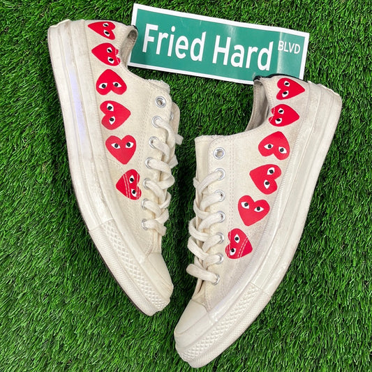 Comme des Garçons Play x Chuck 70 Low Top 'Multi Heart'